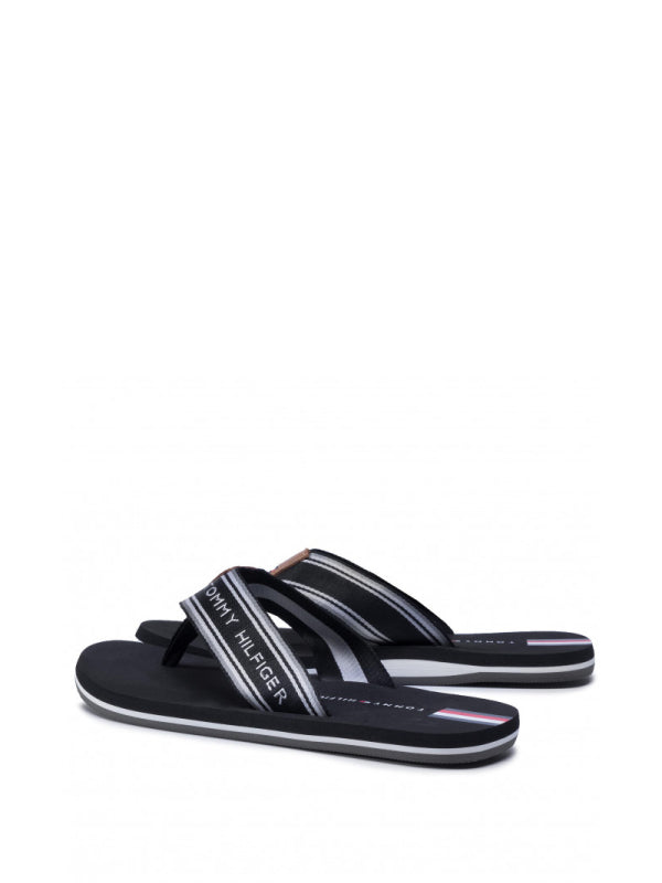 Hilfiger Logo Tape Beach Sandal Black / 42