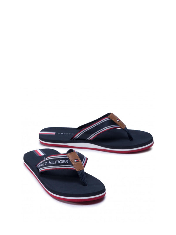 Hilfiger Logo Tape Beach Sandal Desert Sky / 42