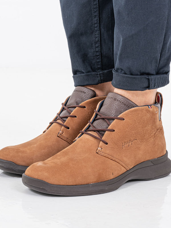 Classic Hybrid Leather Boot Natural Cognac / 42