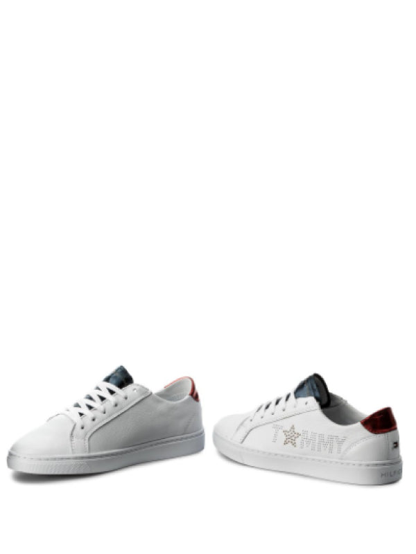 Tommy Star Metallic Sneaker RWB / 36