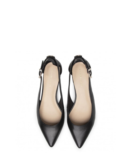 Feminine Leather Ballerina Black / 36