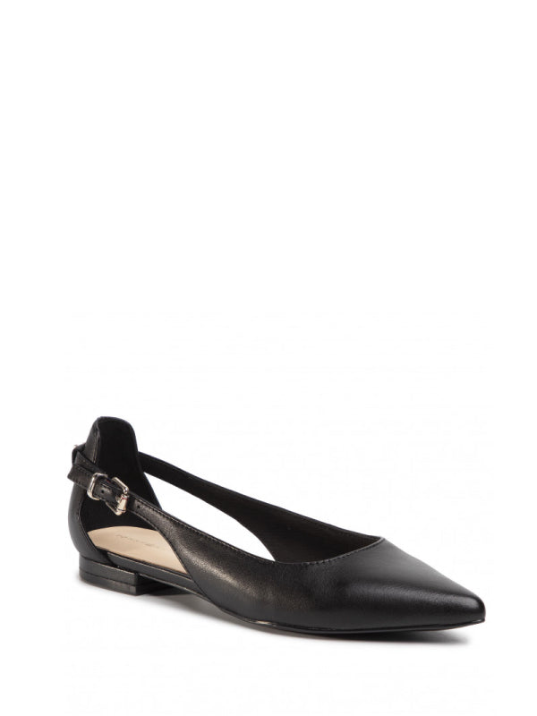 Feminine Leather Ballerina Black / 36