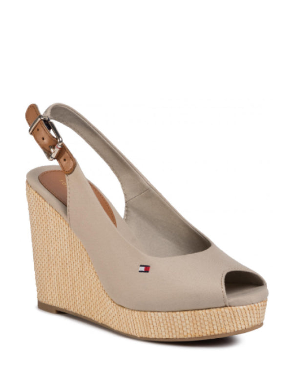 Iconic Elena Sling Back Wedge Stone / 36