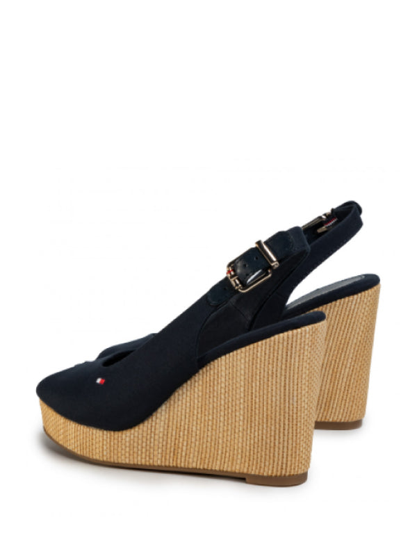 Iconic Elena Sling Back Wedge Desert Sky / 36