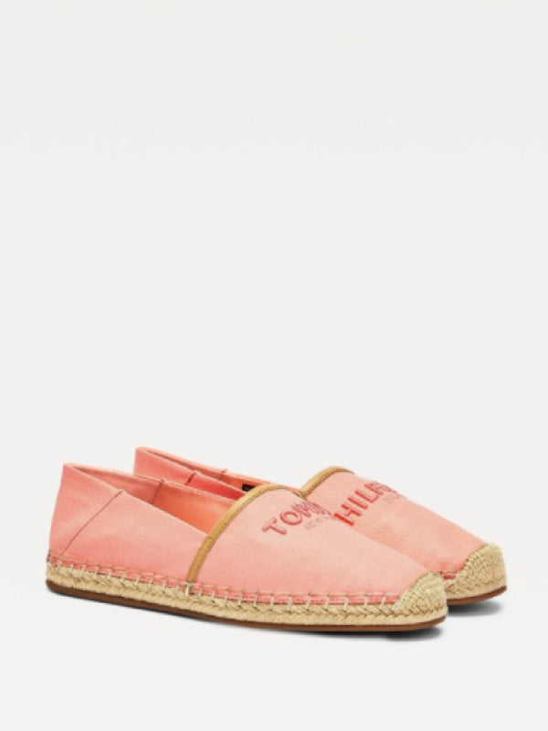 Tommy Embroidery Espadrille Washed Watermelon Pink / 36