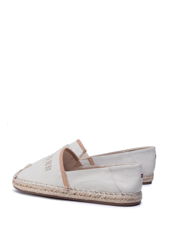 Tommy Embroidery Espadrille Ivory / 36