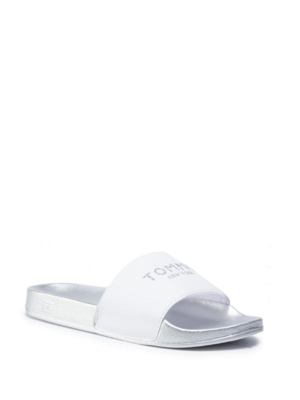 Th Glitter Pool Slide White / 36