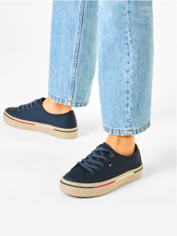 Flatform Rope Sneaker Sport Navy / 36