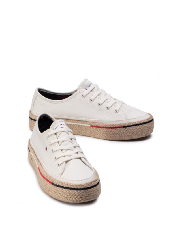 Flatform Rope Sneaker Ivory / 36