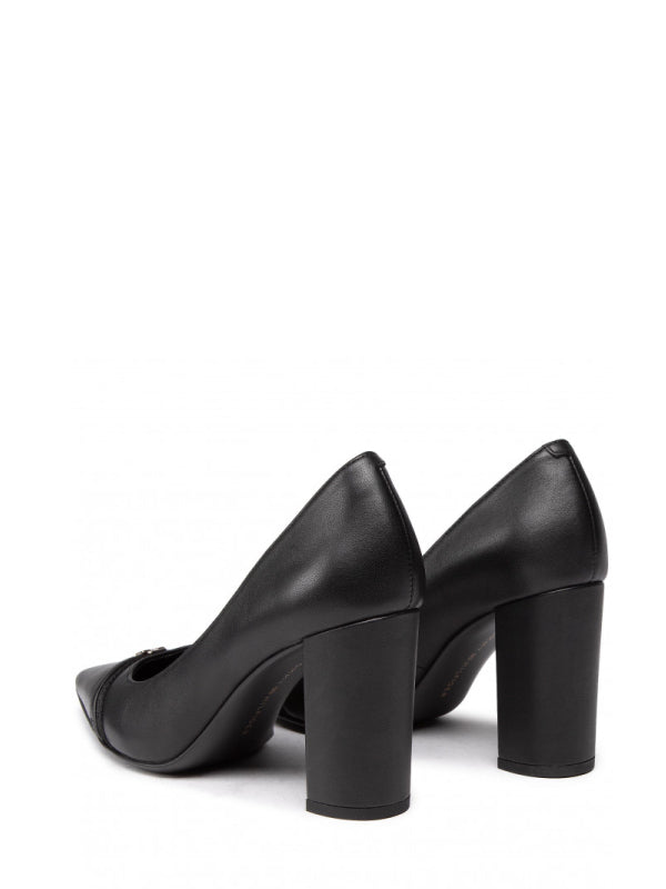 Block Branding High Heel Pump Black / 41