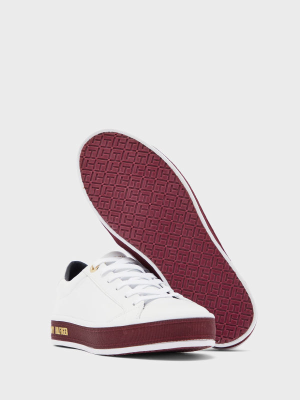 Casual Leather Th Sneaker White / 41