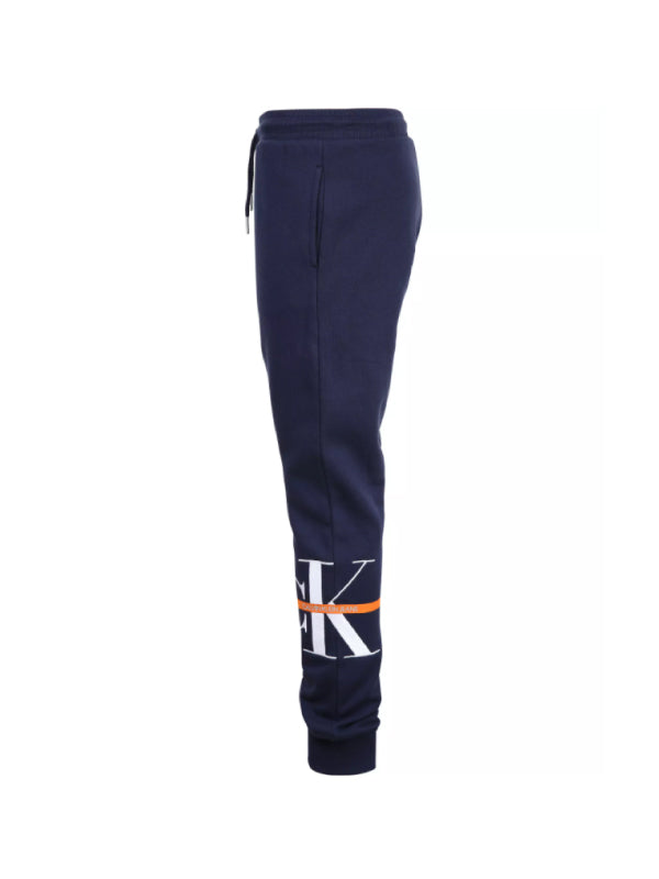 Monogram Stripe Sweatpants Peacoat / 10