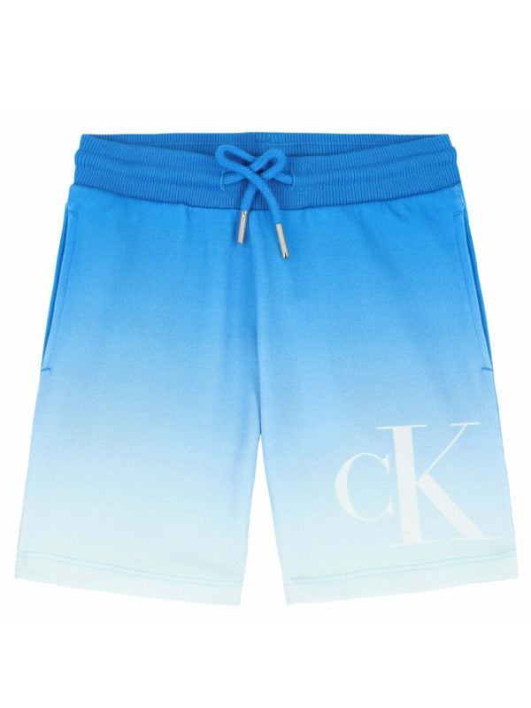 Gradient Monogram Sweatshort Coastal Blue / 10