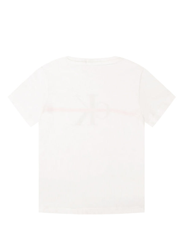 Monogram Stripe Ss T-Shirt Bright White / 10