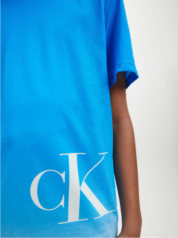 Gradient Monogram Ss T-Shirt Coastal Blue / 10