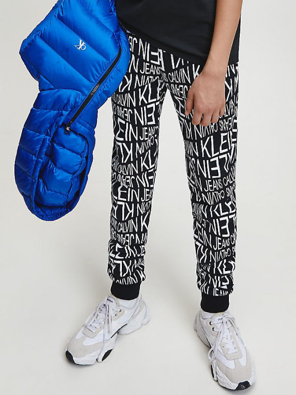 Distorted Logo Sweatpants CK Black Distorted Logo / 10