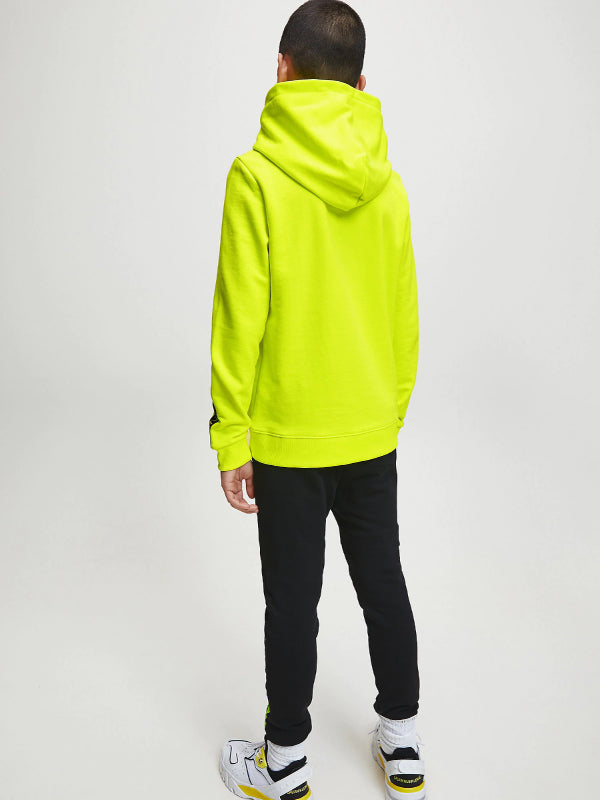 Logo Sleeve Hoodie Safety Yellow / 10