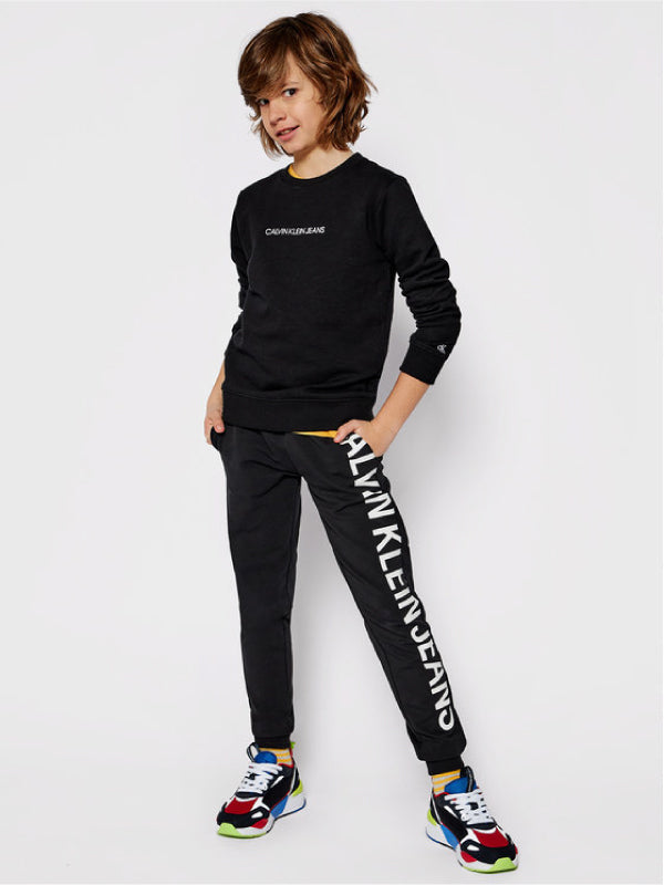 Embroidered Logo Sweatshirt CK Black / 10