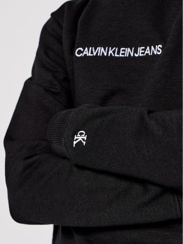 Embroidered Logo Sweatshirt CK Black / 10