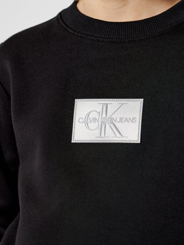 Reflective Ck Badge Sweatshirt CK Black / 10