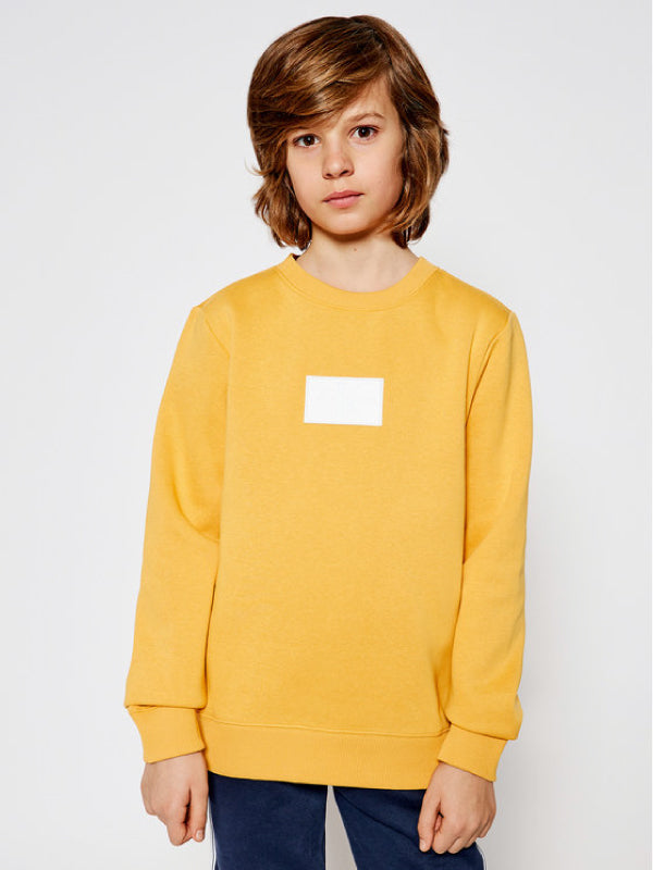 Reflective Ck Badge Sweatshirt Sulfur Yellow / 10