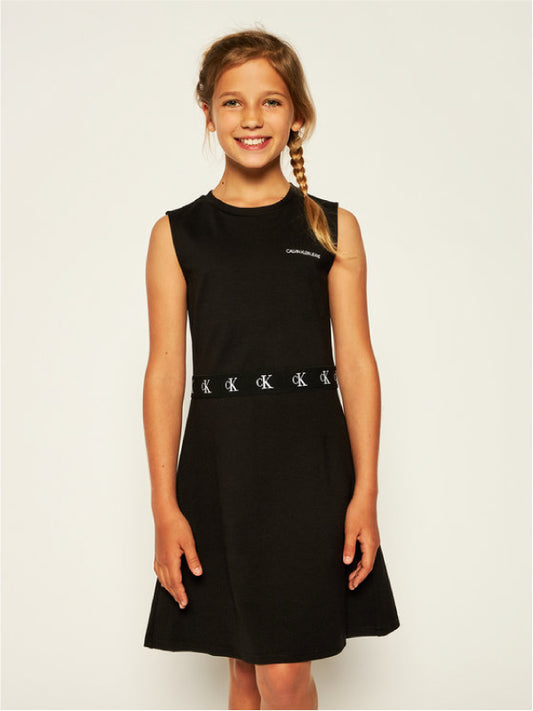 Monogram Punto Skater Dress CK Black / 10