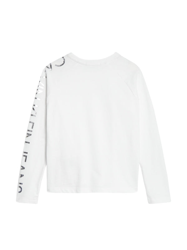 Foil Logo Ls Boxy T-Shirt Bright White / 10