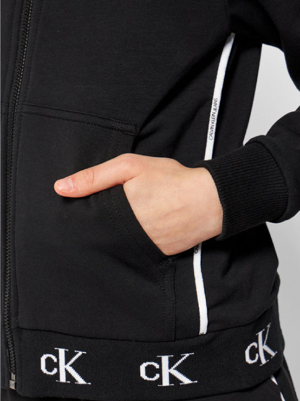 Monogram Stretch Zip Through Ck Black / 10