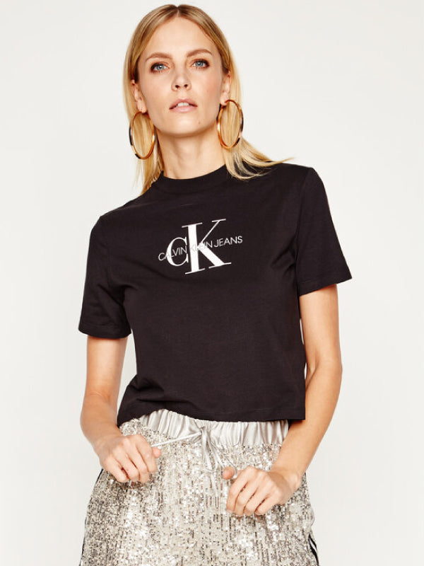 Monogram Modern Straight Crop CK Black / L