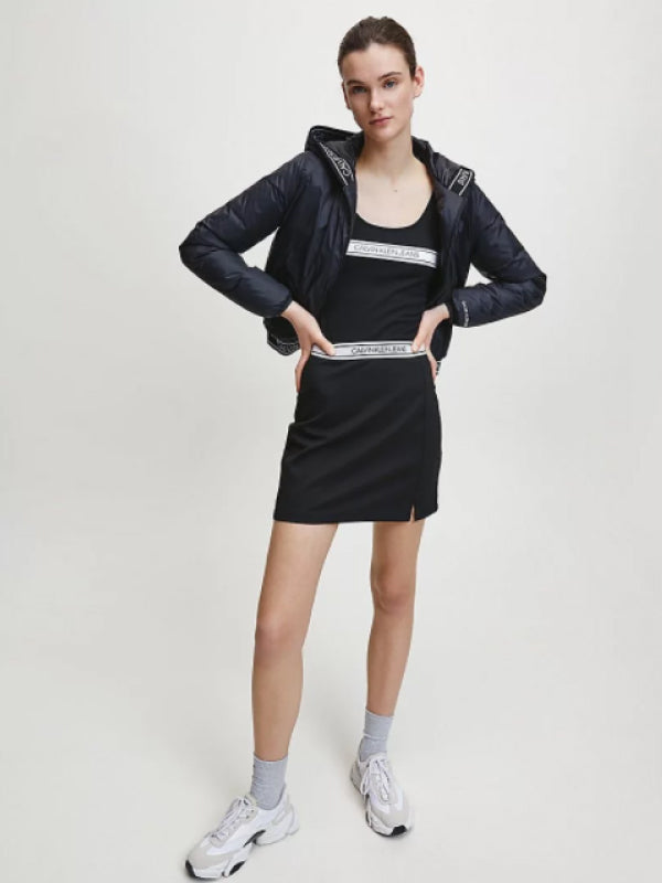 Logo Elastic Milano Mini Skirt CK Black / L