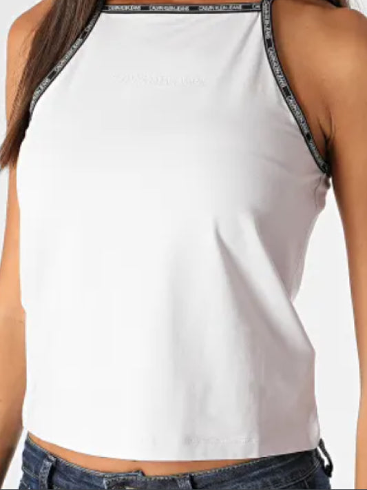 Logo Trim Tank Top Orchid Hush / L