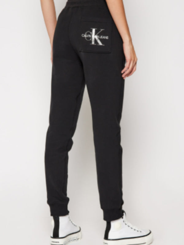 Glitter Monogram Jog Pant Ck Black / L