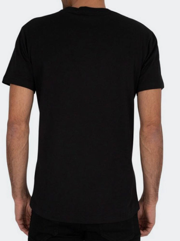 Mixed Media Nylon Pocket Tee CK Black / L