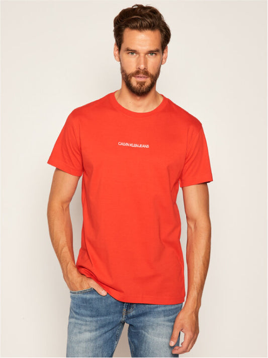 Instit Chest Logo Reg Tee Fiery Red / L