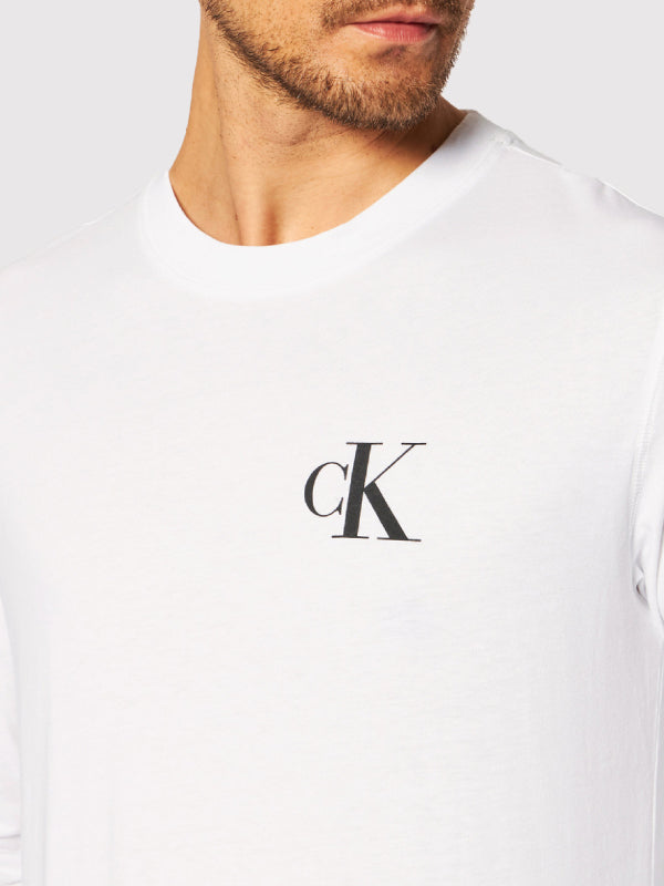 Ck Eco Ls Tee Bright White / L