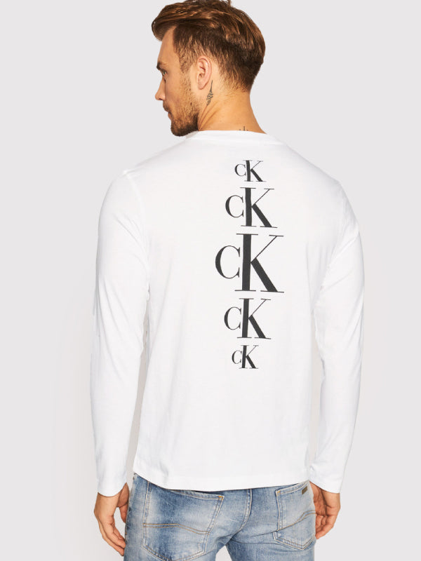 Ck Eco Ls Tee Bright White / L