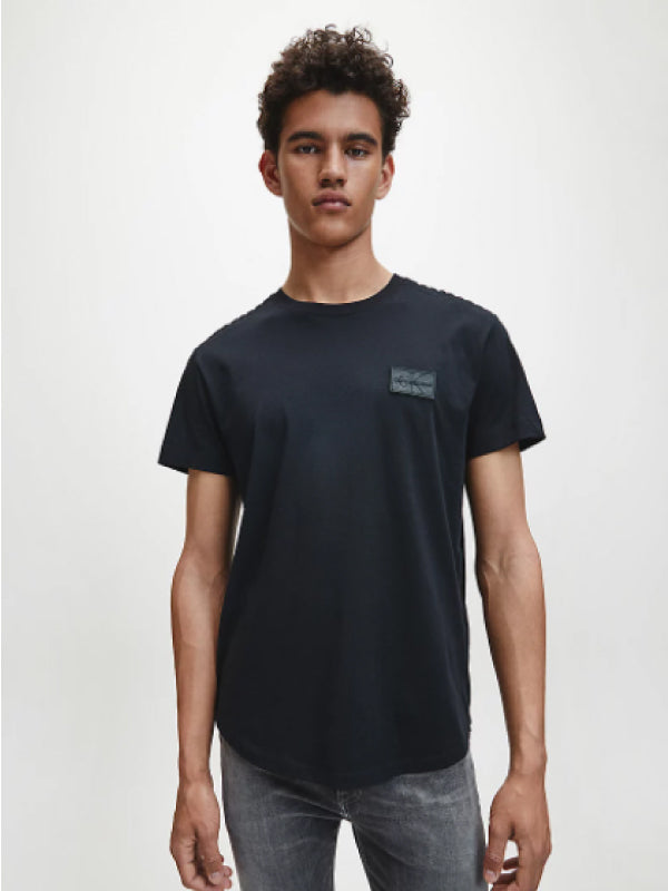 Moto Shoulder Detail Tee Ck Black / XXL