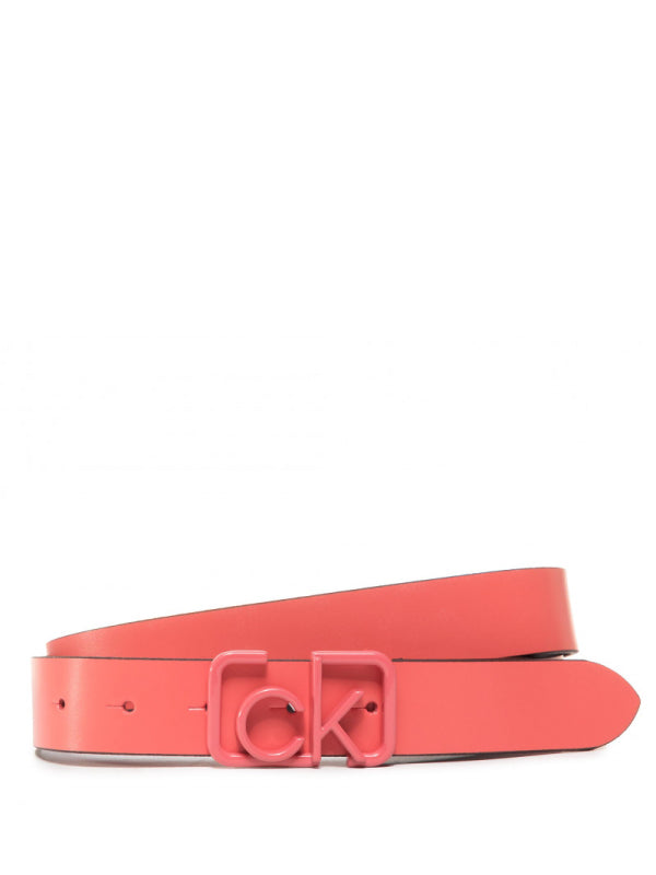 Ck Signature 3Cm Belt ALL CORAL / 90