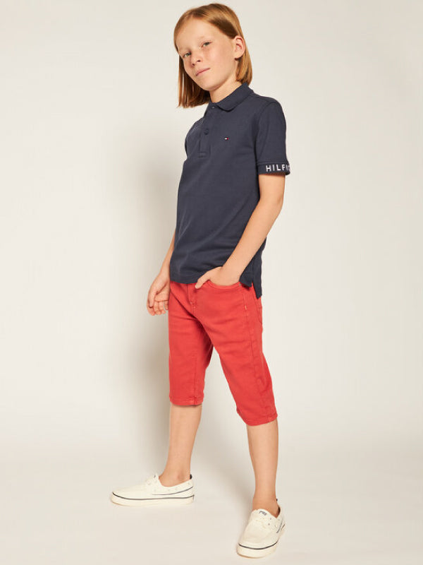 Sleeve Text Polo S/S Twilight Navy 654-860 / 10