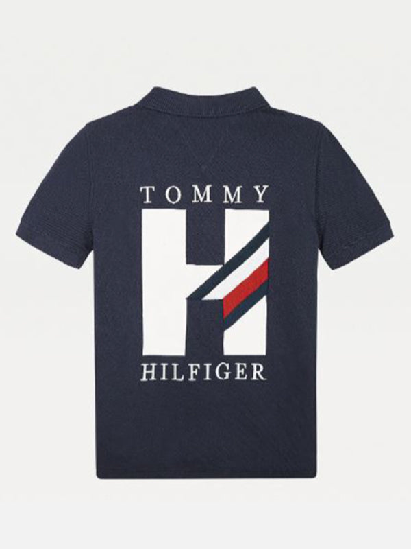 Hilfiger Applique Polo S/S Twilight Navy 654-860 / 10