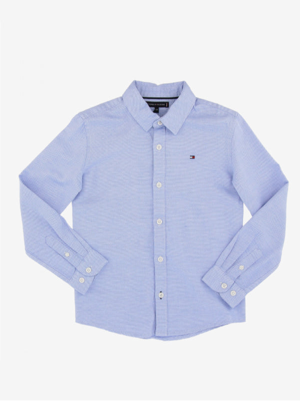 Structured Linen Shirt L/S Regatta/White / 10