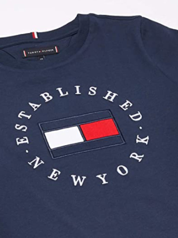 Th Flag Tee S/S Twilight Navy 654-860 / 10