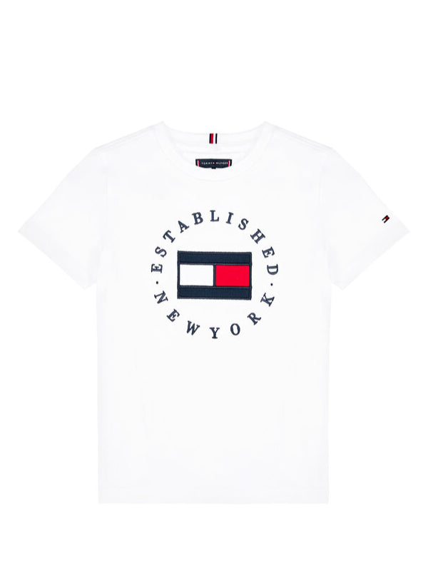 Th Flag Tee S/S White 658-170 / 10