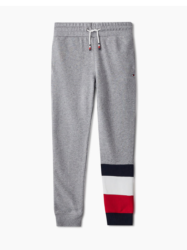 Global Stripe Colorblock Pants Mid Grey Htr / 10