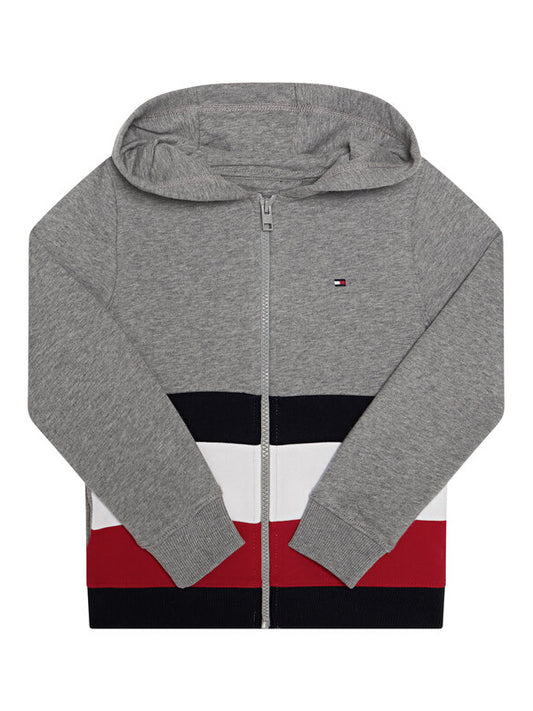 Global Stripe Colorblock Fullzip Mid Grey Htr Colorblock / 10