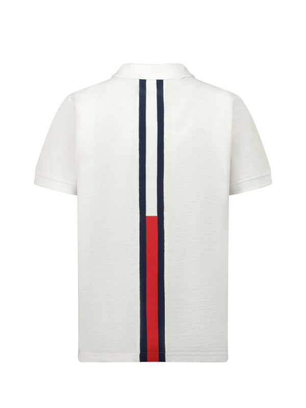 Back Insert Polo S/S White / 10