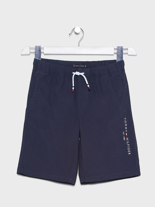 Stretch Poplin Pull On Shorts Twilight Navy / 10