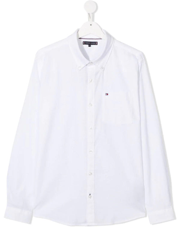 Back Detail Stretch Oxford Shirt White / 10