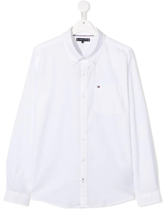 Back Detail Stretch Oxford Shirt White / 10