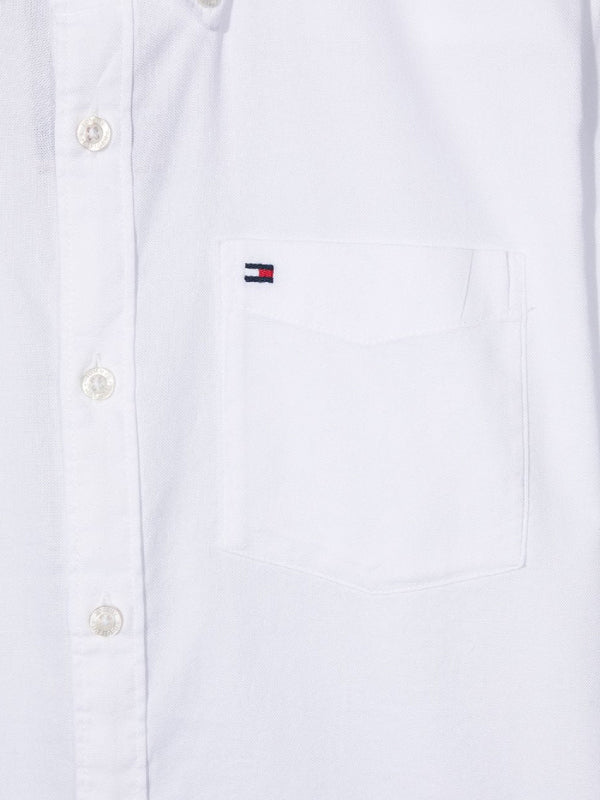 Back Detail Stretch Oxford Shirt White / 10